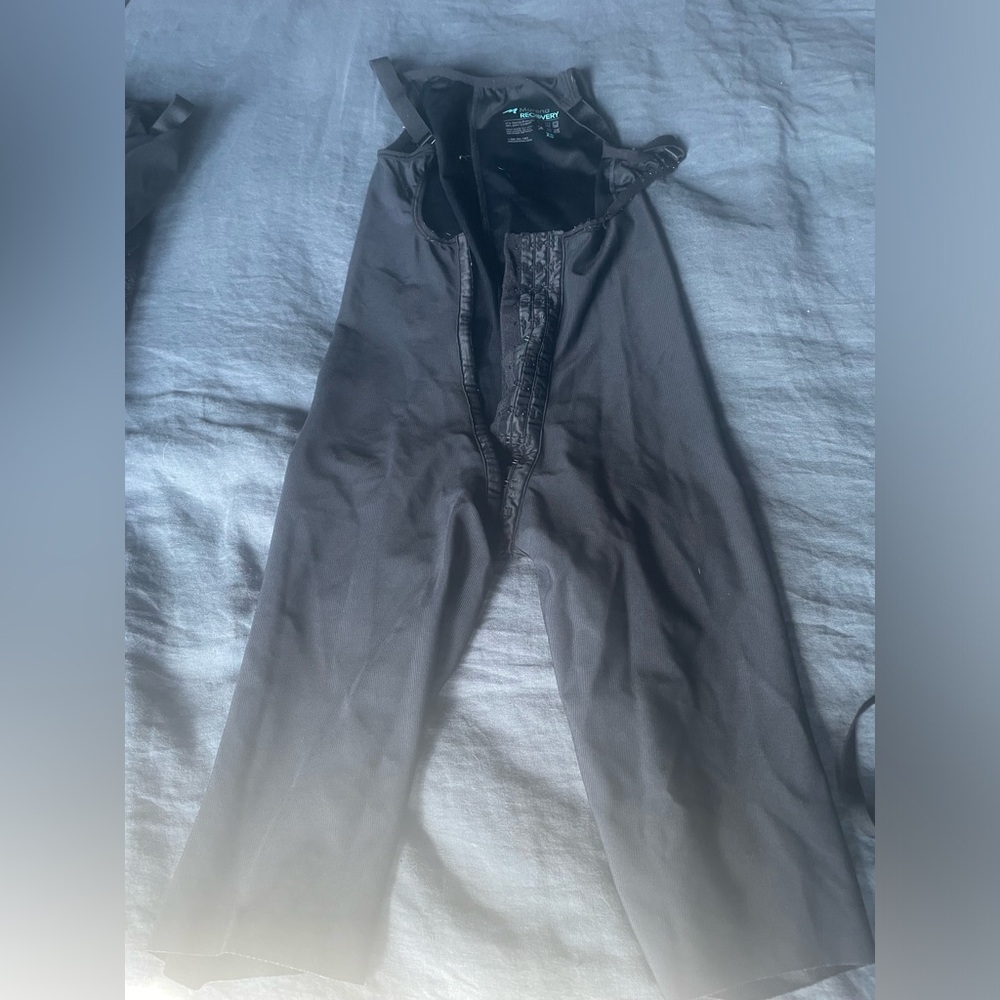 Marena tab front post surgery compression garment - capri length